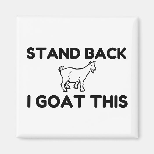 私はこのことをやめた マグネット (正面)