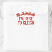 私はこのそりに来ている ラウンドシール (バッグ)