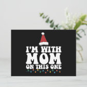 私はこのクリスマスの家族のマッチングで母と一緒にいる 招待状 (スタンド正面)