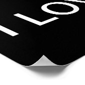 私はこのゲームバスケットボールポスターが大好き ポスター (角)