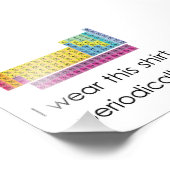 私はこのシャツを衣服に定期的に着用する フォトプリント            (角)