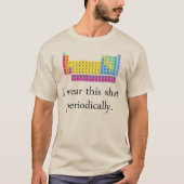 私はこのシャツを衣服に定期的に着用する Tシャツ (正面)
