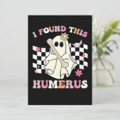 私はこのハメラスハロウィーンの幽霊骨格を見つけた 招待状 (スタンド正面)