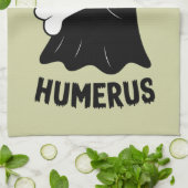 私はこのハメラスハロウィーン幽霊を見つけた キッチンタオル (折り畳み)