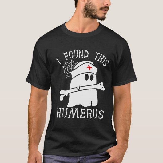 私はこのハメロスおもしろい幽霊ナースハロウィーンを見つけた Tシャツ (正面)
