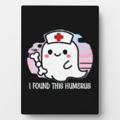 私はこのハメロス面白いハロウィーンナース幽霊Bを見つけた フォトプラーク (正面)