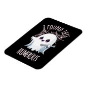 私はこのハメロス面白いハロウィーン幽霊を見つけた マグネット (左側)