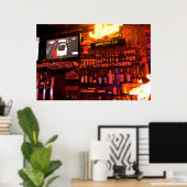 私はこのバーポスターが大好き ポスター (ホームオフィス)