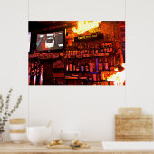 私はこのバーポスターが大好き ポスター (キッチン)