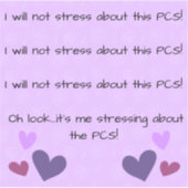 私はこのパソコンについてストレスしない シール (正面)