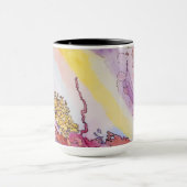 私はこのマグの多彩なデザインを作成しました マグカップ (中央)