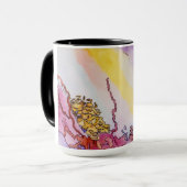 私はこのマグの多彩なデザインを作成しました マグカップ (正面左)