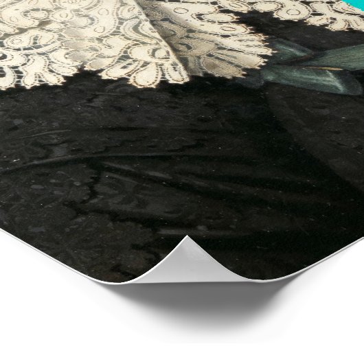 私はこのルネッサンスの引用文のように絵を描目が覚めた ポスター (角)