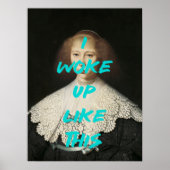 私はこのルネッサンスの引用文のように絵を描目が覚めた ポスター (正面)