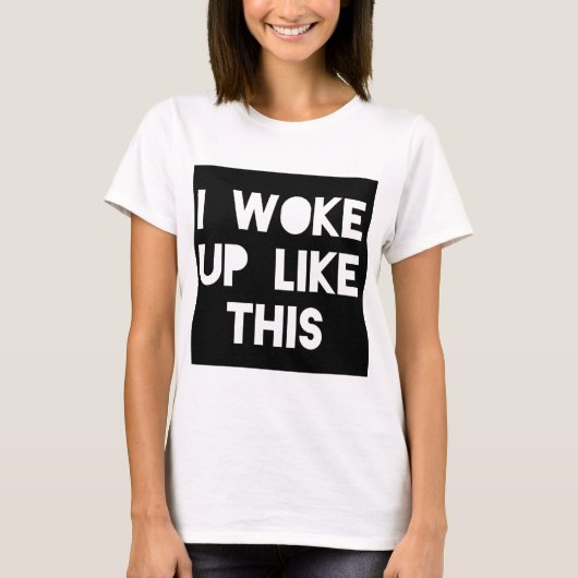 私はこの写実的なtdeのように目覚めました tシャツ (正面)