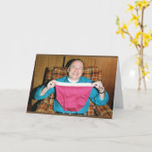 私はこの報告書を保ちます!  ハッピーバースデー カード (黄色い花)