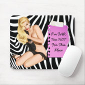 私はこの場所のための遠い余りに熱いです マウスパッド (マウス)