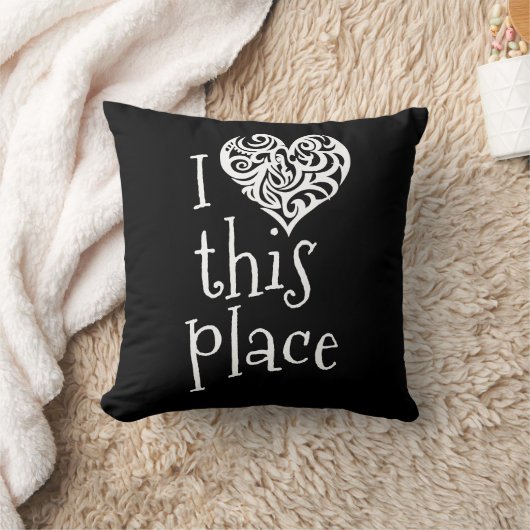 私はこの場所を愛します クッション (ブランケット)