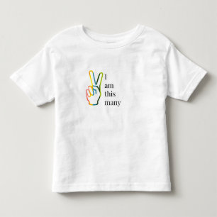 私はこの多数です トドラーTシャツ