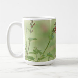 私はこの日、蝶に感謝する コーヒーマグカップ