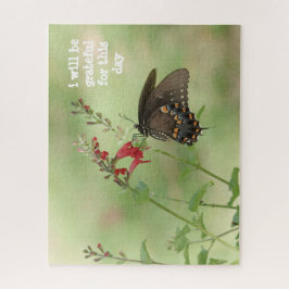 私はこの日、蝶に感謝する ジグソーパズル