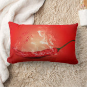 私はこの熱い喫煙チリ ランバークッション (ブランケット)