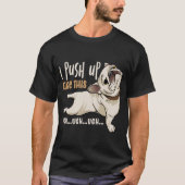 私はこの犬のミームのようにカッコいい押し上げる Tシャツ (正面)