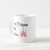 私はこの王国のプリンセスです コーヒーマグカップ (正面左)