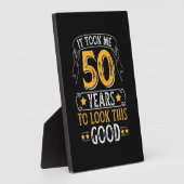 私はこの良い色に見えるのに50年かかった フォトプラーク (側面)