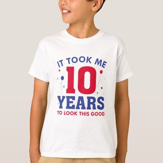 私はこの良い見た目に10年かかった Tシャツ (正面)