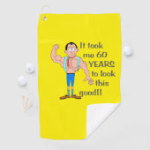 私はこの良い見た目に60年かかった。 ゴルフタオル (インサイチュ)