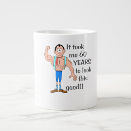 私はこの良い見た目に60年かかった。 ジャンボコーヒーマグカップ