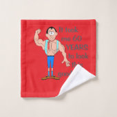 私はこの良い見た目に60年かかった。 バスタオルセット (ウォッシュタオル)