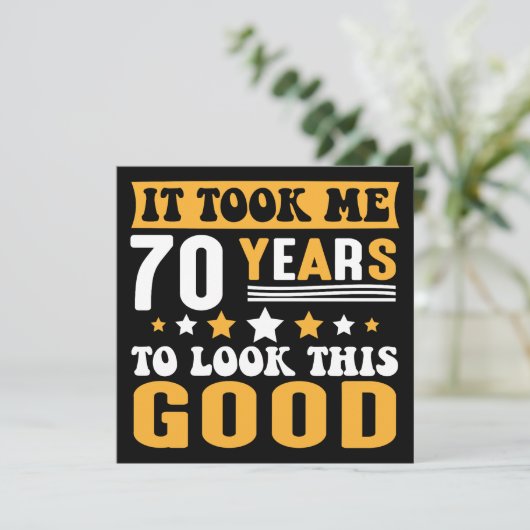 私はこの良い誕生日を見るのに70年かかった 招待状 (スタンド正面)