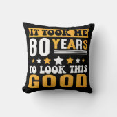 私はこの良い誕生日を見るのに80年かかった クッション (正面)