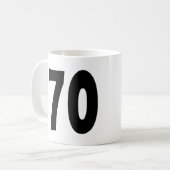 私はこの良い誕生日マグを見るのに70年かかった コーヒーマグカップ (正面左)