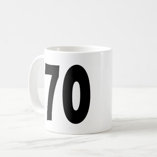 私はこの良い誕生日マグを見るのに70年かかった コーヒーマグカップ (正面左)