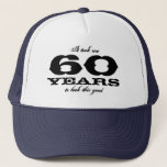 私はこの良い誕生日帽を見るのに60年かかった キャップ<br><div class="desc">誕生日帽60歳 |パーソナライズ可能な年齢と色。60番目の誕生日帽 |個人設定可能な年齢。私はこれを良く見るのに60年かかった。女性や男性用のtシャツもあります。60おもしろい歳の贈り物アイディア。パパ、お母さん、おじいちゃん、おじいちゃん、夫、友人、兄弟などに1台作って、60回目のパーティーギャグプレゼント。</div>