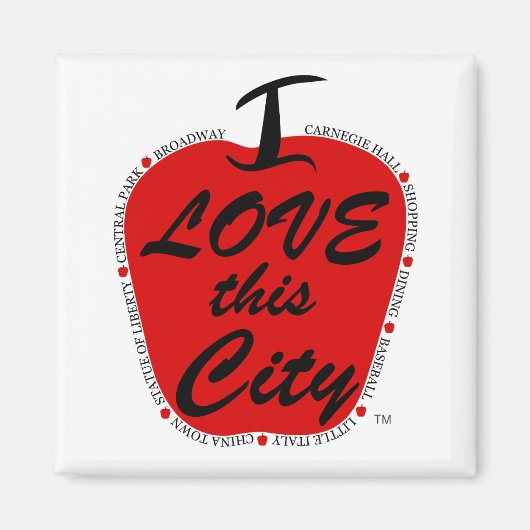 私はこの街の大物が大好きだ マグネット (正面)