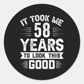 私はこの58を見るのに58年かかった ラウンドシール