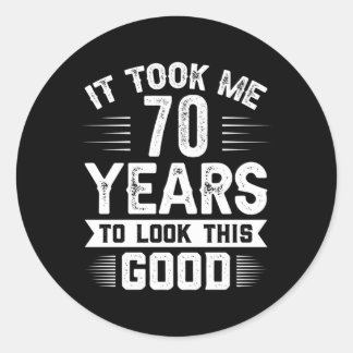 私はこの70を見るのに70年かかった ラウンドシール