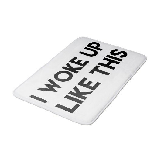 私はこの|のおもしろいの引用文のように目覚めました バスマット (アングル)