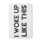 私はこの|のおもしろいの引用文のように目覚めました バスマット (正面縦)