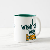 私はこれがビールコーヒー・マグだったことを望みます ツートーンマグカップ (正面右)