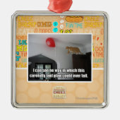 私はこれが失敗できる方法無しことを見ることができます メタルオーナメント (正面)