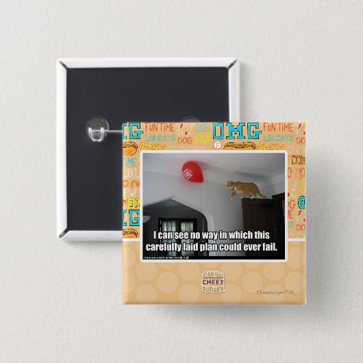 私はこれが失敗できる方法無しことを見ることができます 缶バッジ (正面&裏面)