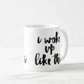 「私はこれのように目覚めました コーヒーマグカップ (正面右)