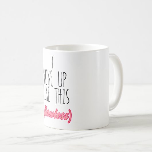 私はこれのように、完全-おもしろいな引用文目覚めました コーヒーマグカップ (正面右)