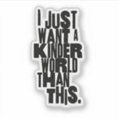 私はこれより優しい世界が欲しい シール (正面)