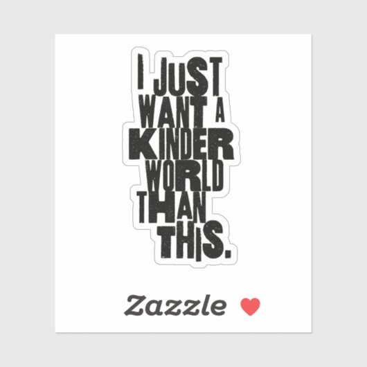 私はこれより優しい世界が欲しい シール (シート)